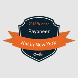 Payoneer chiến thắng Giải “Hot” của tổ chức Owler dành cho các doanh nghiệp ở thành phố New York